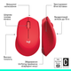 Мышь Logitech M330 Silent Plus WIreless Red (910-004911) - изображение 3