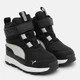 Детские зимние ботинки для мальчика Puma Evolve Boot Purtx AC+In 39265002 21 (4.5) Black/Ash Gray/White (4099683300718) - изображение 2