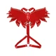 Жіноча портупея Червона екокожа Art of Sex Wings Червоний L-2XL ( SX2341 ) - зображення 4