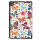 Чехол Slim Smart Cover с подставкой и автосном для планшета Lenovo Tab M8 (4th Gen) 8" TB-300XU / TB-300FU (Бабочки) - изображение 3