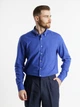Рубашка хлопковая мужская Arber Linen Shirt 2 M05.13.06.222 45-46 Синяя (9099711790004) - изображение 1