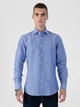 Рубашка мужская Arber Linen Shirt 2 M05.15.06.222 41-42 Синяя (9099704710002) - изображение 1