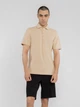 Поло длинное мужское Arber Jersey Polo-Shirt M14.10.16.521 XL Бежевое (2800000523305) - изображение 1