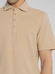 Поло длинное мужское Arber Jersey Polo-Shirt M14.10.16.521 XL Бежевое (2800000523305) - изображение 4