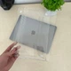 Прозрачный чехол-накладка Hardshell для MacBook Air M1 13,3" NEW (A1932 / A2179 / A2337) Crystal Case Ультратонкий прозрачный пластик - изображение 4