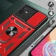 Протиударний броньований чохол із захистом камери для Samsung Galaxy A07 (SM-A075) Armor Case Keysion red - изображение 10
