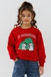 Свитшот с принтом для девочки Atabey 10695.1 116 см Красный (NY) shop (2000990780539) - изображение 1