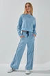 Свитшот с принтом для девочки LAWA P- GB02317 128 см Голубой shop (2000991069053) - изображение 2