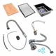 Кухонна мийка 75*45A PVD чорна Platinum Handmade "ВОДОСПАД" - зображення 4