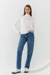 Гольф однотонный женский Jia Ying 9829 L Белый shop (2000990900173) - изображение 2