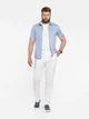 Рубашка хлопковая летняя мужская Arber Ralph Jersey SS M14.25.23.521 XL Голубая (2800000536497) - изображение 3