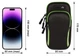 Чехол на руку Primo Sport универсальный спортивный для телефона до 6.5" - Black/Green - изображение 6