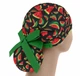 Медична шапочка жіноча PonyTopHat універсальна принт Кавун - зображення 1