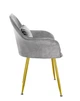 Стул для кухни и гостинной RIAS DSF-316 с мягкой обивкой Grey (3_06769) - изображение 4