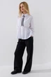 Рубашка однотонная для девочки Vio Faloni 3302 158 см Белый (2000990494993D)(SC) shop (2000990494993) - изображение 2