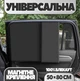 Магнитная солнцезащитная шторка от солнца на боковое окно в авто (для машины, 50×80 см) - изображение 1