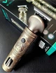 Триммер VGR-Pro аккумуляторная машинка с LED-дисплеем для стрижки волос усов и бороды USB 4 насадки золотой (Z69) - изображение 14