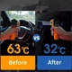Зонт на лобовое стекло в авто Car Umbrellas Чёрный Солнцезащитная шторка Автомобильный козырек для защиты от солнца - изображение 4