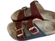 Ортопедические шлепанцы женские FootCare, FA-301, красно-черные, рептилия, размер 39 - изображение 2
