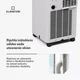 Мобильный кондиционер Klarstein Aero Ring Smart 9000 BTU белый (10046097) - изображение 2