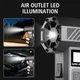 Портативный турбовентилятор с пылесосом 2в1 130000 Turbo Jet Fan для авто 5000мАч 4 режима Фонарик - изображение 4