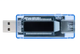 USB тестер Keweisi вольтметр амперметр измеритель емкости напряжения времени заряда портативный Blue - изображение 2