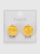 Серьги на клипсе для девочки XF11118 Желтый (2000990555571) shop (2000990555571) - изображение 1
