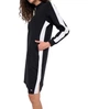 Платье-свитшот теплое женское Lee Cooper 20395502.100 M черное (5942723124401) - изображение 4