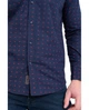 Рубашка мужская slim fit (приталенная) Lee Cooper 10296118.021 L темно-синяя (5942723141569) - изображение 4