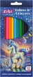 Кольорові олівці ZiBi Unicorn тригранний корпус 12 кольорів (ZB.2454) - зображення 1