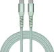 Магнітний кабель живлення та синхронізації Verbatim 100 Вт, USB-C–USB-C, 120 см Зелений (31855) - зображення 2