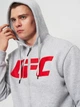 Толстовка на молнии мужская UFC UFCYE35069 M Светло-серая (3609088137980) - изображение 4