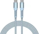 Кабель Verbatim 100 Вт, USB-C–USB-C, 120 см блакитний (31856) - зображення 2