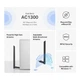 Адаптер USB WiFi Mercusys MA30H, AC1300, 867mbps, 400mbps, 5GHz, 2.4GHz, MU-MIMO, 5dBi, UA UCRF - изображение 4