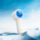 Портативний ручний вентилятор Hoco HX63 Fashion high-speed handheld fan 2000mAh |5 швидкостей, до 6 годин роботи, тихий, карабін, підставка, LED дисплей| Білий - зображення 9
