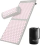 Коврик акупунктурный с валиком 4FIZJO Classic Mat XL Аппликатор Кузнецова Grey/Pink (P-5907739313294) - изображение 1