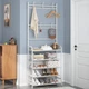 Универсальная вешалка для одежды New simple floor clothes rack 5 полок, черная - изображение 1