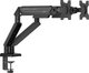 Настільне кріплення для моніторів Anda Seat Stealth II Duo 17-32" Black (AD-W-A6D-2S-BB) - зображення 3