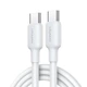 Кабель Type C - Type C Usams SJ614 U84 100W 2m white - зображення 1