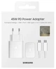 Блок живлення Samsung Type-C PD 45W кабель Type-C to Type-C 1:1 технології PD/PPS з напругою 3.3-11.0V White - зображення 2
