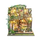 3D Румбокс "Цветочный дом" Миниатюрный Кукольный Домик DIY DollHouse Diorama от HongDa с освещением (DG16) - изображение 4
