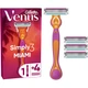 Бритва Gillette Simply Venus 3 Miami с 4 сменными картриджами (8700216878333) - изображение 2