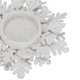 Świecznik świąteczny Springos na świeczkę tealight brokatowy srebrny (CA1204) 12 x 10.5 x 4 cm (5907719462097) - obraz 6