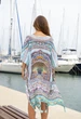 Длинная широкая туника накидка Indiano 2537 N-41SH One Size Цветной - изображение 2