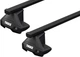 Багажник на гладку дах Thule Evo Squarebar для Toyota Auris (mkII); Corolla (hatch)(E180) 2013→; Scion iM (mkI) 2016→ (TH 7122-7105-5130) - зображення 1