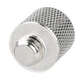 Переходник адаптер с резьбы 1/4 Female на 3/8 Male Alitek RST-78 Silver (46103) - изображение 1