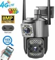 4G IP-камера JNice JE-QQ196 ORIGINAL 8 МП, з двома об'єктивами, віддаленим доступом (чорна) - зображення 1