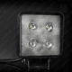 Фара FlareBeam WL-40S дополнительного света светодиодная (LED) 40 Вт квадратная 4.3" 12–24 В Cree*04 flood - изображение 6