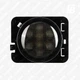 Габаритні вогні або повторювачі повороту на крила для Jeep Wrangler JK (2007–2018) LED тоновані 2 шт. (помаранчевий) - зображення 2