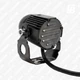 Фары FlareBeam FG-moto-M02L противотуманные (ПТФ) LED на кронштейне 2 режима 12–24 В 2 шт. чёрные (жёлтый + белый свет) - изображение 4